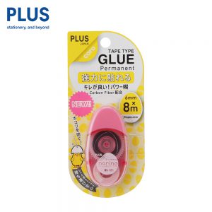 PLUS Glue Tape Norino Coro ชมพูใส